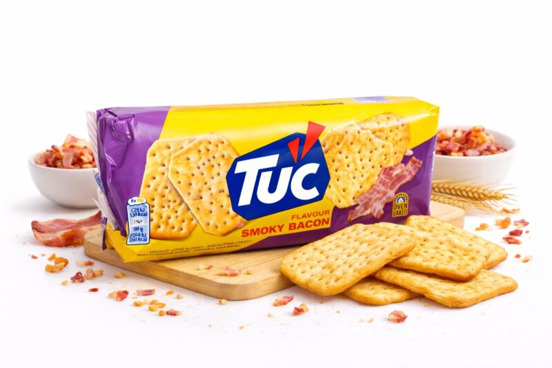Tuc Krekry s příchutí uzené slaniny 100g